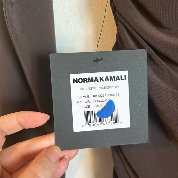 Norma Kamali Brown Asymmetrical Dress - Picture 5 of 13